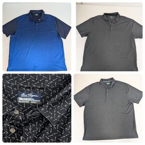 Lot Of 4 Ben Hogan 3XL Short Sleeve Golf Polos [281, 282]